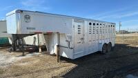 2007 Merritt 20 foot Aluminum livestock trailer