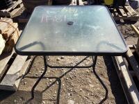 PATIO TABLE 33.5" X 33.5"