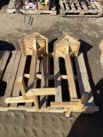 (2) CUSTOM BULIT BIRD HOUSES