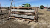 Bundle of three heavy pipe gates/panels