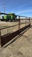 24 foot freestanding steel bunk line