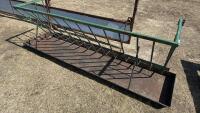 8 foot fence line feeder