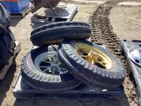 (3) 18" SPOKE JOHN DEERE WHEELS