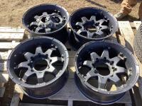 (4) 8 BOLT RIMS OFF OF A DURAMAX