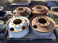 (4) 10 BOLT RUSTED RIMS