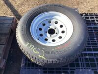 DOUBLE KING TRAILER TIRE W/ 5 BOLT RIMS