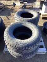 (4) LIGHT TRUCK TIRES