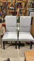 (2) UPHOLSTERED CHAIRS