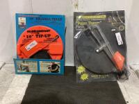 IGLOO-RINEHART 10" THERMAL TIP-UP AND HT-TECH FISHING POLAE THERM BRIMBALE