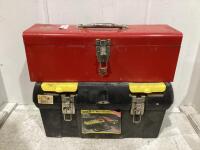 (2) TOOL BOXES STANLEY AND BEACH WITH CONTENTS