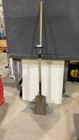METAL RAKE & SQUARE NOSE SHOVEL