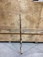 (2) FISHMASTER AND MISC FISHING RODS