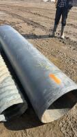 Single piece of 19 inch diameter poly pipe