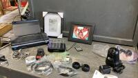 NETWORK CAMERA, HP PRINTER, DIGITAL PHOTO FRAME , MINI SPEAKERS,