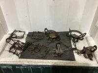 CONIBEAR TRAPS (2) 1-20s / (2) 1-10s & (4) COIL TRAPS
