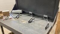 DOOR CLOSER + (2) HANGERS + (3) BOXES OF HEAVY DUTY HIGH LOAD HINGES
