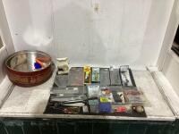 CONTAINER OF MISCELLANEOUS FISHING BAITS