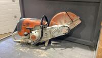 STIHL TS700 CUTOFF SAW WITH WET CUTTING ATTACHMENT