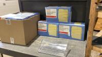 BOX W/ STAPLES LETTER SIZE WALL FILES