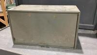 METAL CABINET WITH PULL DOWN DOOR