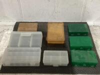 ASSORTMENT OF TACKLE BOXES PLANO/FLAMBEAU