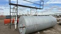 1000 gallon steel tank with stand