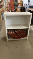 SMALL BOOKSHELF W/ COMPTON YEARBOOKS
