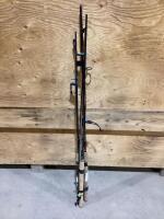 (3) SHIMANO, TOURNEY AND GRAPHITE SERIES FISHING RODS