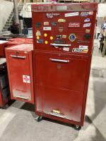 METAL ROLLING TOOL CABINET WITH SIDE TOOL CABINET