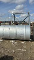 Double compartment 500 gallon fuel tank withstand