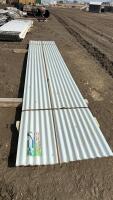 30 pieces of white metal roof wall panels