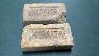 (2) MEDALTA BRICKS 9.5&rdquo; X 5&rdquo;