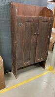 RUSTIC 2-DOOR CABINET - TOP HALF OF A CABINET