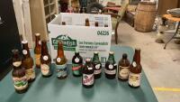 COLLECTION OF BEER BOTTLES - RED STRIPE, LETHBRIDGE, HEIDELBERG