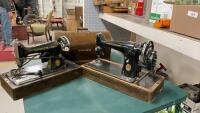 HAND CRANK & ELECTRIC SINGER SEWING MACHINES