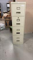 COMMODORE 4-DRAWER FILING CABINET W/ KEY