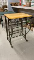 WINE RACK/MICROWAVE STAND