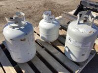 (3) ASSORTED PROPANE TANKS