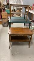 (2) MATCHING END TABLES