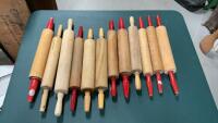 COLLECTION OF (12) VINTAGE ROLLING PINS