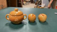 HYCROFT SUGAR BOWL & SALT & PEPPER - DENIM PATTERN