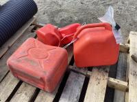 (4) ASSORTMENT OF GASOLINE CANS