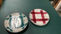 HYCROFT CHINA DISHES - CALICO PATTERN