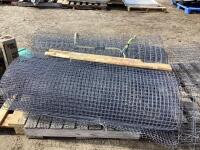 (3) ASSORTED ROLLS OF METAL FENCE WIRE