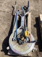 PRESSURE WASHER CONCRETE SCRUBBER + ROTARY FUEL PUMP