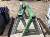 (2) WOODEN SAW HORSES 3FT