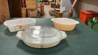 VINTAGE FIREKING & PYREX CASSEROLES