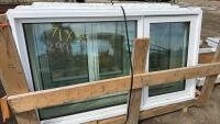 3 Double window units with rollout and cranks