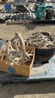 Pallet of deer sheds