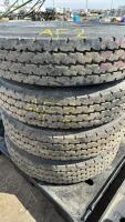 Set of four transport tires